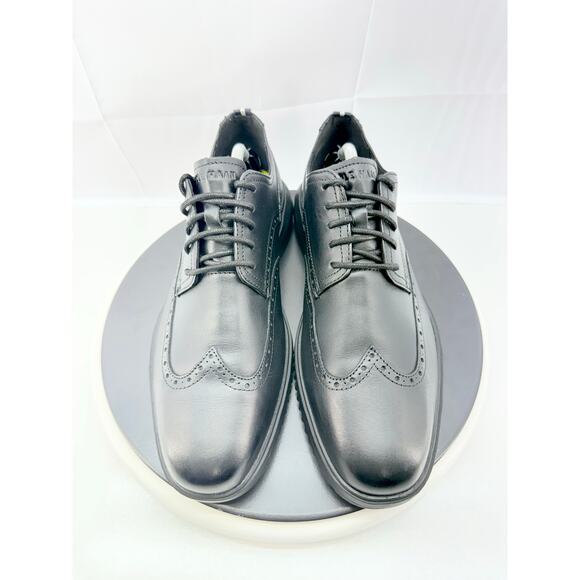 Cole Haan Original Grand Mens Size 11M Ultra Wingtip Oxford  Shoes Black C36938 - Picture 2 of 13